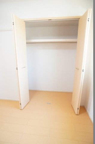 収納　たっぷりとした収納スペースです