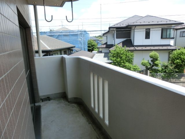 バルコニー　広いバルコニーです