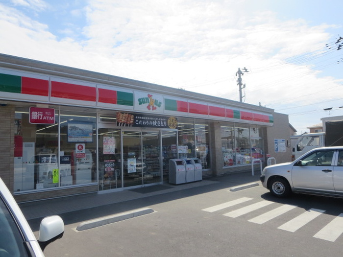 コンビニ　サンクス荒井東店（コンビニ）まで600m