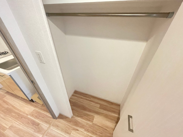 収納　２０１号室の写真です。