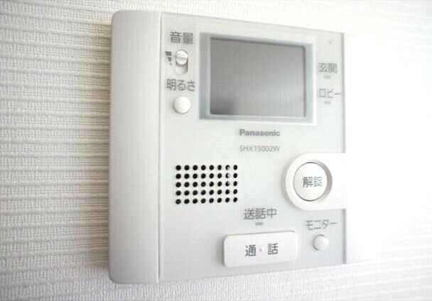 セキュリティ　モニター付きインターホンです