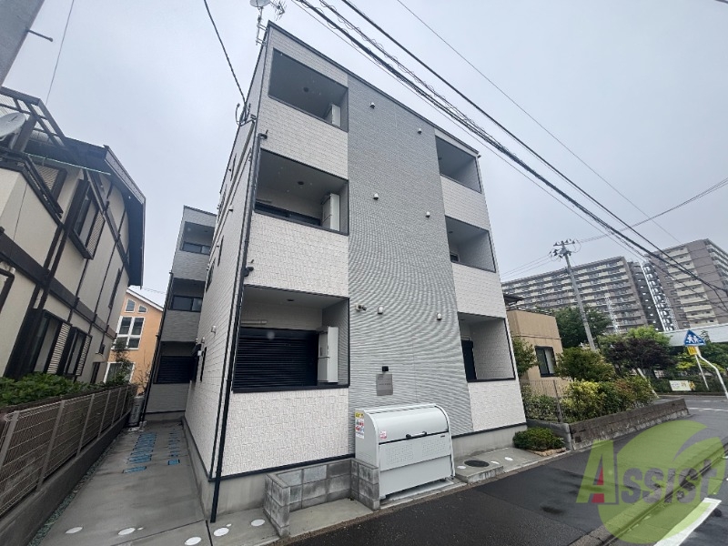 建物外観　宮城県仙台市若林区古城１丁目「ハーモニーテラス古城」
