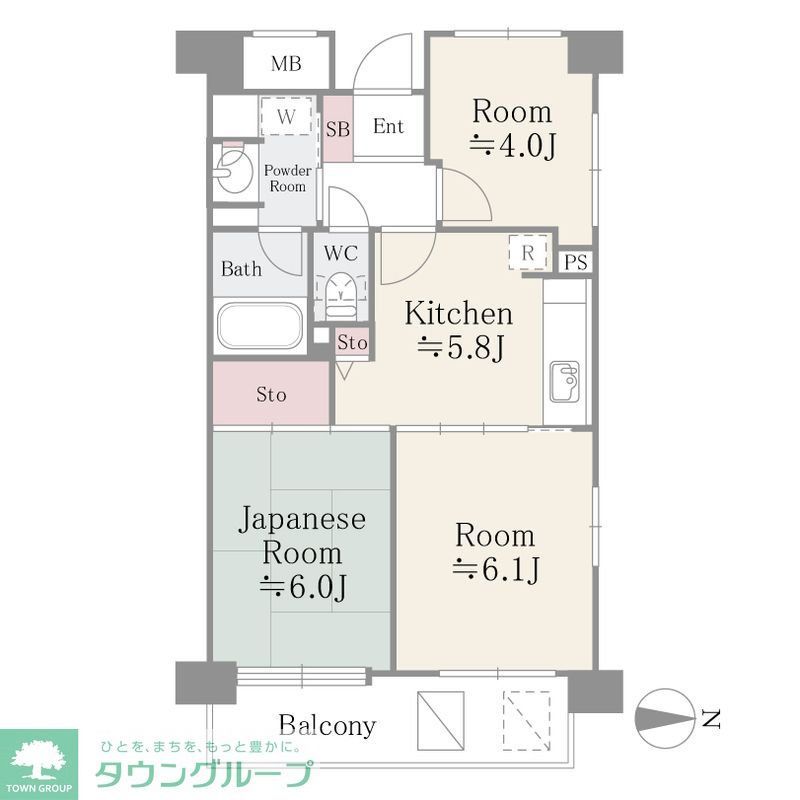 フレスコ川崎の間取り写真