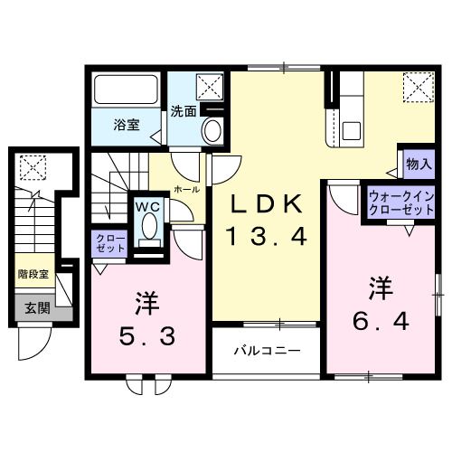 リヴィエール・クレール Iの間取り写真