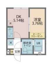 カインドネス柳沢中央の間取り写真
