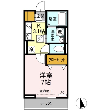 アシャンティ高砂の間取り写真