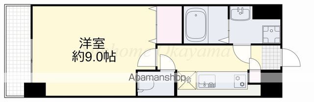 ＪＲ山陽本線 岡山駅 徒歩8分 10階建 築3年の間取り写真