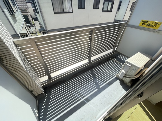 バルコニー　※別部屋の写真です