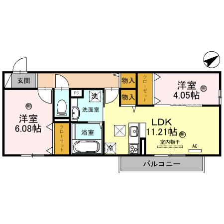 ソラーレ善の間取り写真