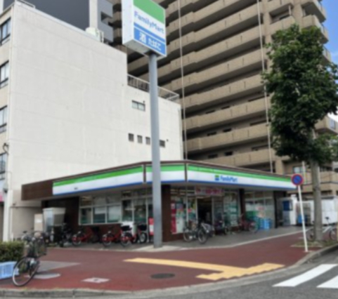 コンビニ　ファミリーマート　鶴舞店（コンビニ）まで476m