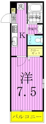 アイビーコートの間取り写真