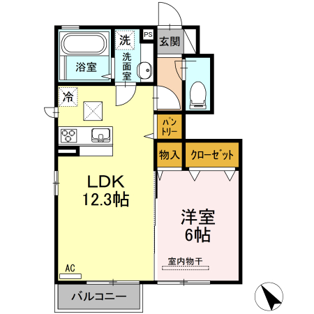 DーroomMの間取り写真