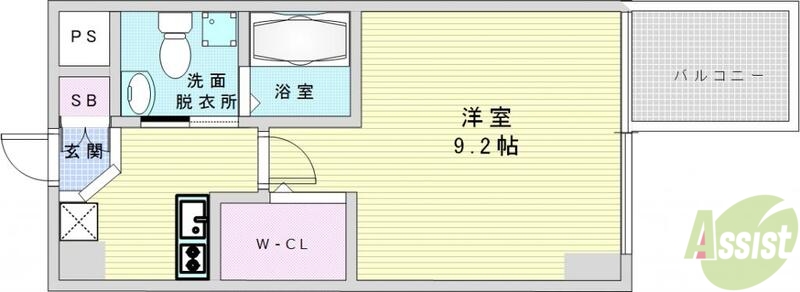 HS梅田EASTの間取り写真