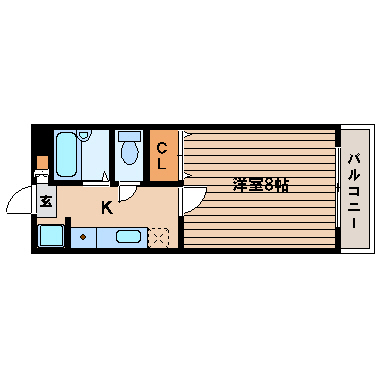 グランデュール中野の間取り