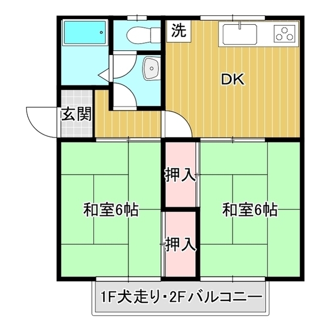 コーポミチエの間取り