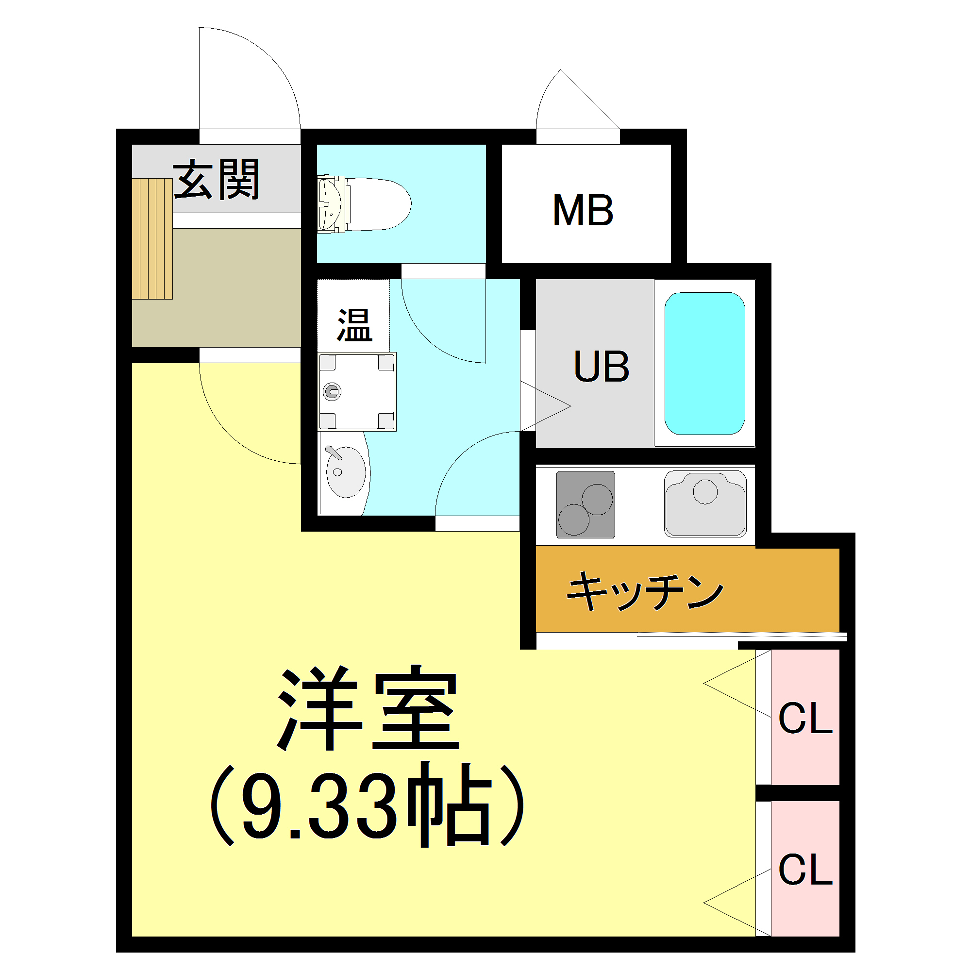 ショゼ田町IIの間取り