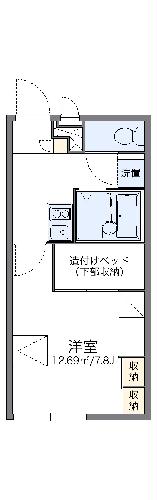 レオパレストゥクトゥクの間取り