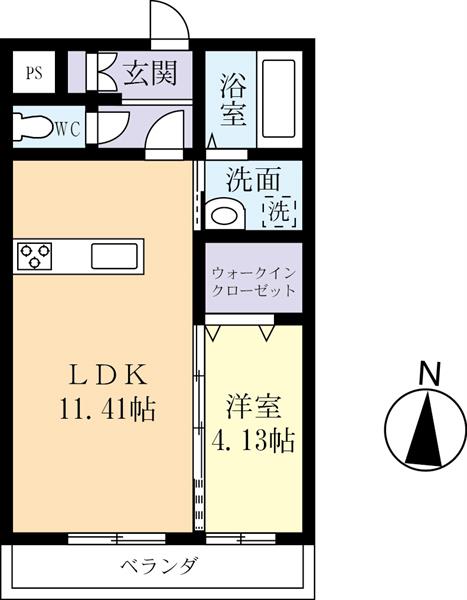 エーリおおつ野の間取り