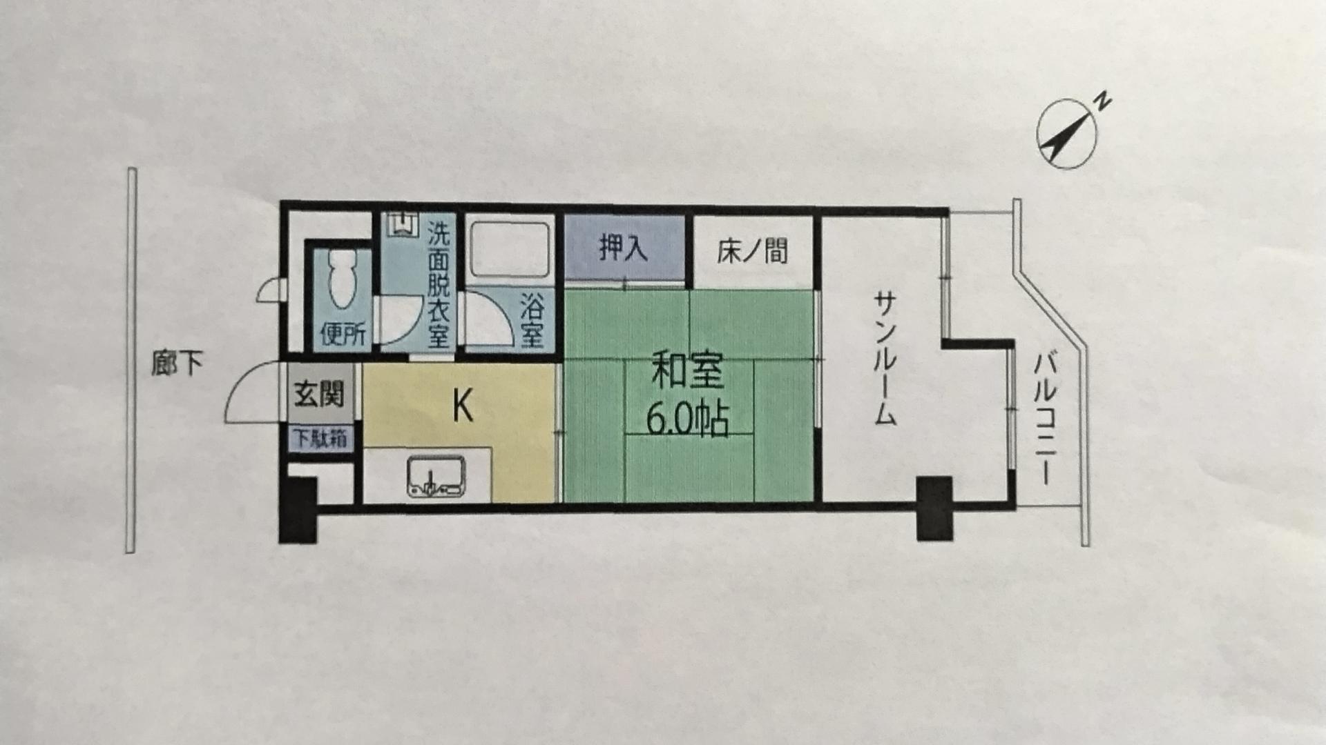 春日居ライフピアマンションの間取り