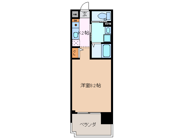 大晃マンションの間取り