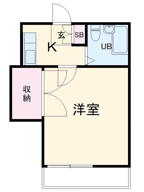 フルール道徳の間取り