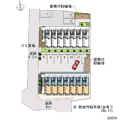 その他共有部分　敷地内全体図です。