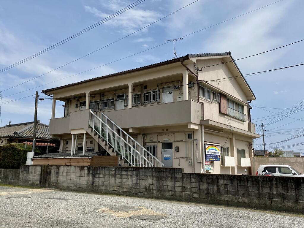 鹿児島市上福元町のアパートの建物外観