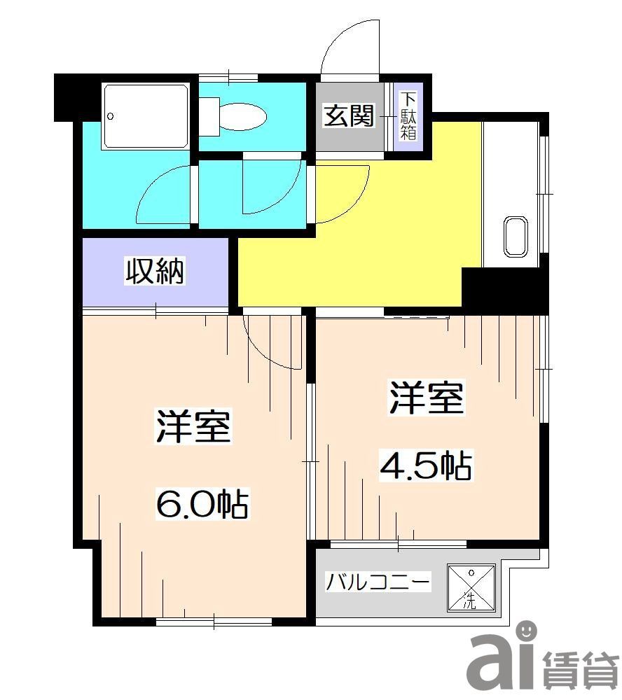 ＥXCEED新狭山の間取り