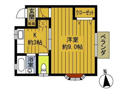 サンライズヒル武蔵Iの間取り