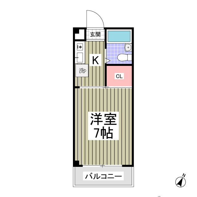 シャトール田口戸塚Iの間取り