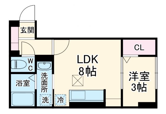 【ブランヴェール大倉山の間取り】