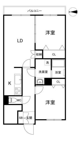 U court 東武練馬（ユーコートトウブネリマ）の間取り