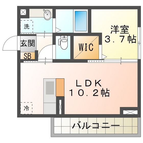 ラ　フレーズの間取り