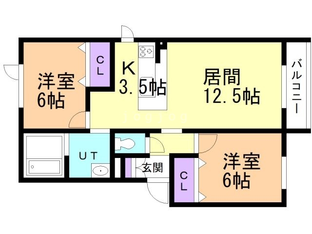 クラーク沼ノ端の間取り