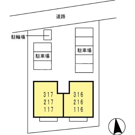 【一宮市木曽川町里小牧のアパートのその他】