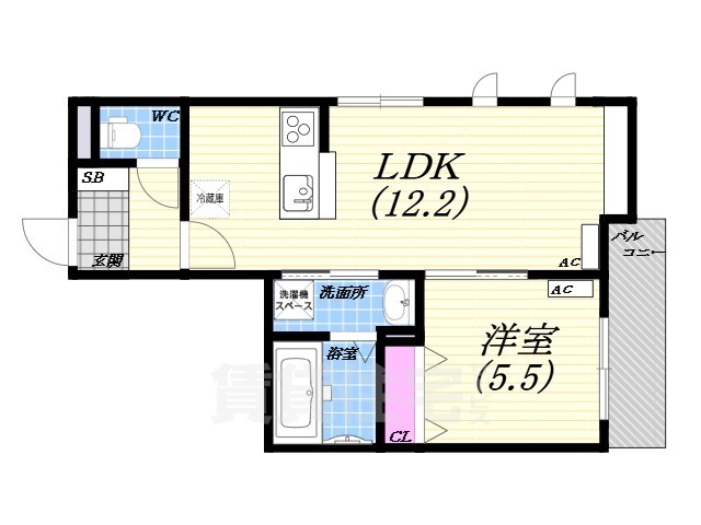 Lien甲子園口北町の間取り