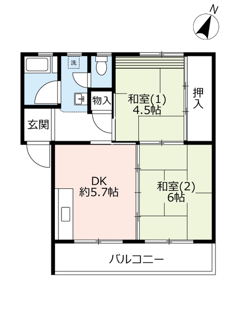 ＵＲ橿原の間取り