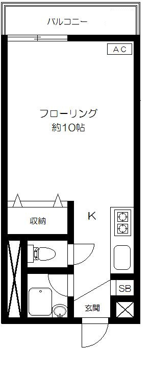 シャンボール中野の間取り