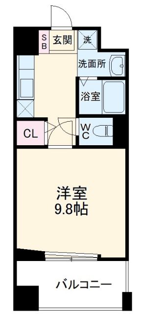 ラフィネ豊中南の間取り