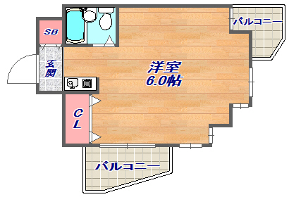 サムティ灘駅前の間取り