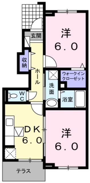 ジュネス　オーブの間取り