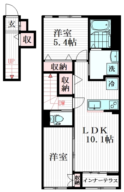 【ノワールの間取り】