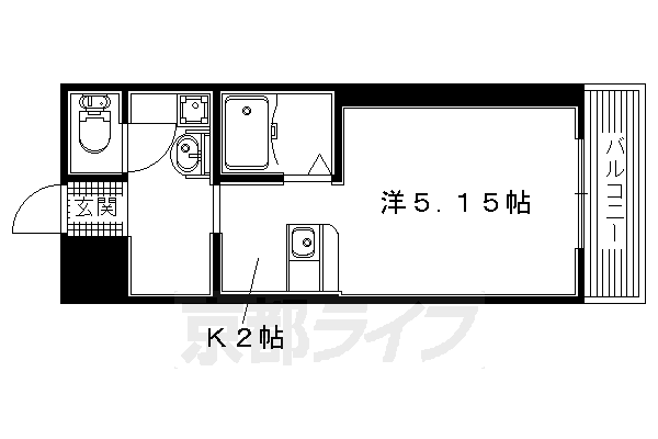 キャッスル京都南の間取り