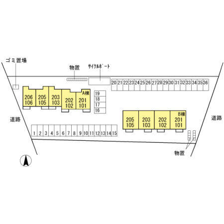 【セジュール・エー　Ａ棟のその他】