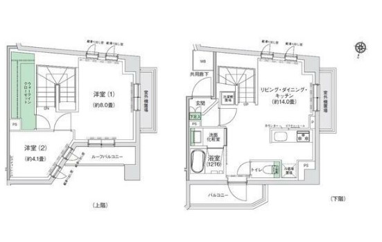 スタイリオ三軒茶屋の間取り