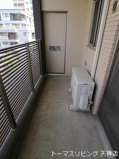 【福岡市中央区平尾のマンションのバルコニー】