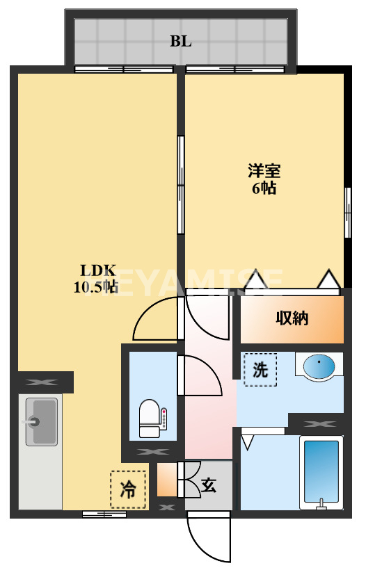 オリエンタルMの間取り