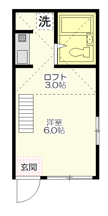 プラザドゥベルBの間取り