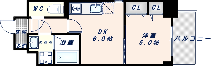 リアライズ鶴橋東IIの間取り