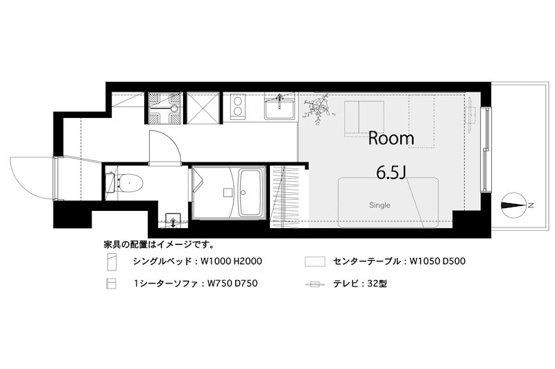 藤和ハイタウン新宿の間取り